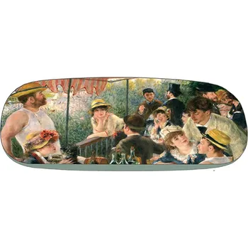 Pouzdro na brýle Plumeria Plu - Pouzdro na brýle s čistícím hadříkem Pierre-Auguste Renoir, Luncheon at the Boa ti ng Party - 16x4x6 cm