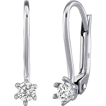 Náušnice Zlaté náušnice Taisia z bílého zlata s Brilliance Zirconia PRG830EGW