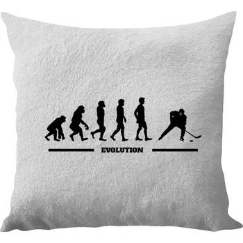 Polštář Polštář bílý 40x40 cm - dlouhý chlup Hockey evolution