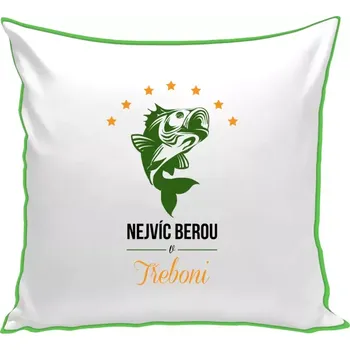 Polštář Polštář barevný 32x32 cm Nejvíc berou v...