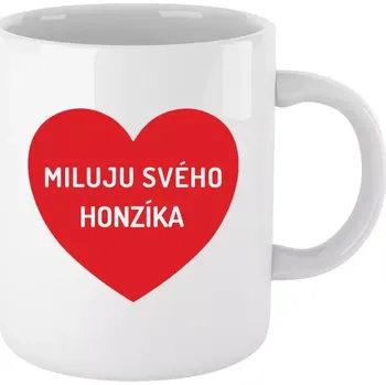 Hrnek pro páry - Miluju svého - bílý 330 ml