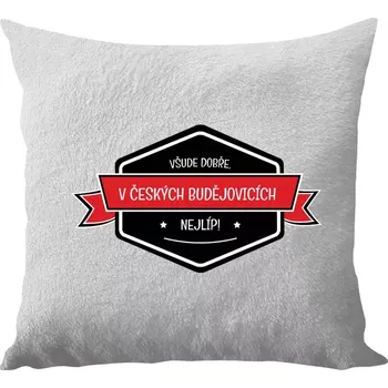 Polštář Polštář bílý 40x40 cm - dlouhý chlup Všude dobře v... nejlíp