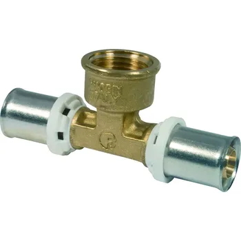 Fitinka Fornara Lisovací T-kus, 20 × 1/2"F × 20 mm, s vnitřním závitem