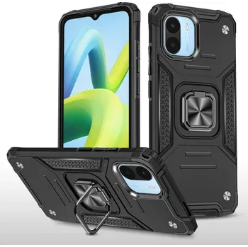 Pouzdro na mobilní telefon Lenuo Union Armor obal pro Xiaomi Redmi A1/A2, černá