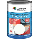 Colorlak Aquarex V2115 Vodou ředitelná barva antikorozní 2 v 1, dopravní bílá, matná, 600 ml V2115-A-R9016-L.60