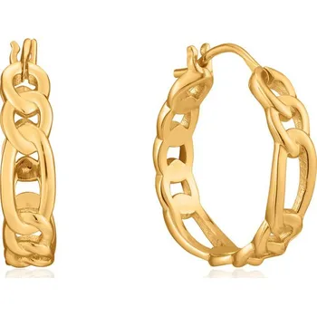 Náušnice Dámské náušnice Ania Haie E021-04G Mincovní stříbro Zlatá (2 cm)