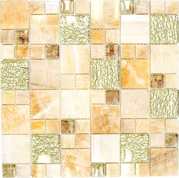 Obklad Mozaika XCM MC649, 300 × 300 mm, sklo, přírodní kámen XCM MC649
