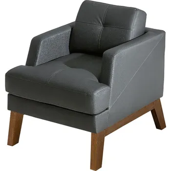 Křeslo Dolmar Křeslo Carlo Barevné provedení: Cayanne 1125 nougat eko kůže, Barevné provedení nožiček: Bílá