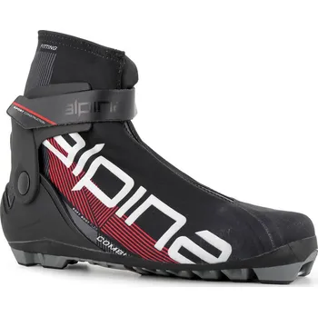 Běžkařské boty Obuv na běžky Alpina N Combi Black/wht/red 40 22/23