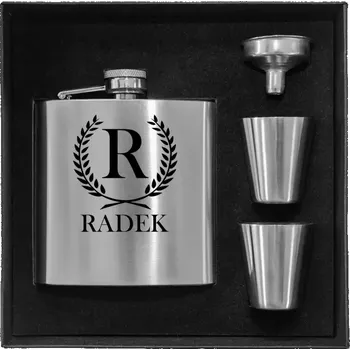 Placatka Placatka v krabičce Monogram - lístečky