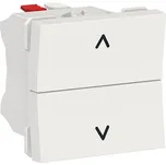 Schneider Electric Unica Žaluziové tlačítko, 45 × 45 mm, termoplast, bílé NU320718
