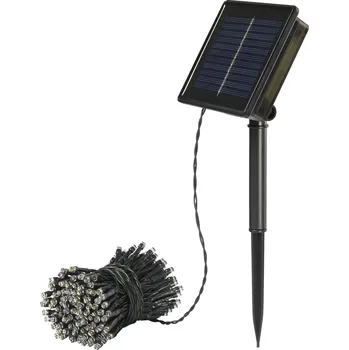 Stojací lampa Sygonix SY-5596928 solární světelný řetěz LED černá, standardní zelená (hedvábně matná)