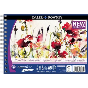 Blok Daler-Rowney Akvarelový blok, A5, 12 listů 432 250 500