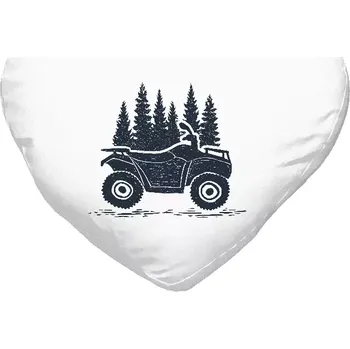 Polštář Polštář srdce 40x35 cm Čtyřkolka