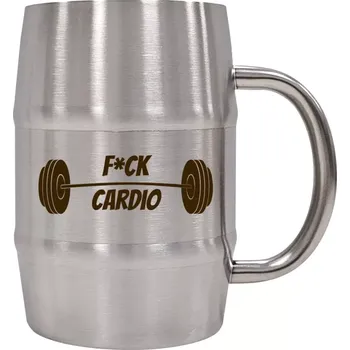 Sklenice Nerezový chladicí půllitr F*uck Cardio