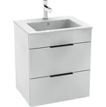 JIKA Cube Skříňka s umyvadlem, 55 × 62 × 42 cm, zásuvková, bílá H453612176300E