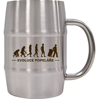 Sklenice Nerezový chladicí půllitr Evoluce - popelář