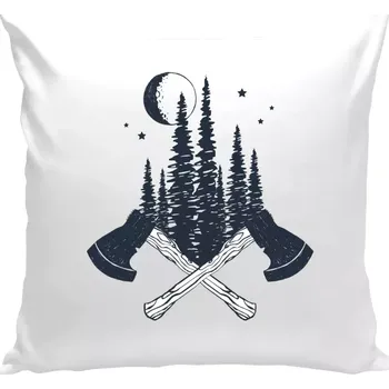 Polštář Polštář bílý 40x40 cm Sekery