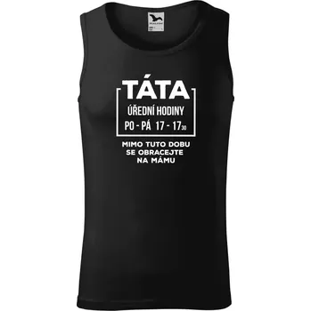 Pánské tílko Pánské tílko Malfini Core Táta - úřední hodiny