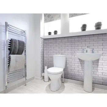 Stavební materiál PVC obklad Ceramics Splendid Marble bílý, šedý 67,5 x 400 cm