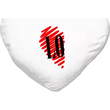 Polštář Polštář srdce 40x35 cm Srdce LOVE - LO