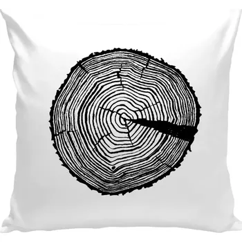 Polštář Polštář bílý 40x40 cm Pařez