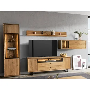 Komoda Moderní obývací stěna z dubu VIGO 2