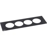 Čtyřrámeček Incara Disq In černá Legrand 654765