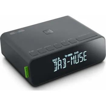 Radiopřijímač Radiobudzik Muse Muse DAB+/FM RDS RADIO M-175 DBI Alarm Function, Aux in, Black