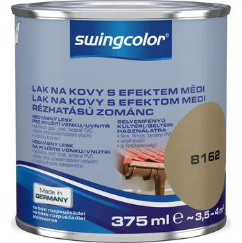 Lak na dřevo Swingcolor Barevný email, měděný, lesklý, 375 ml&nbsp;6114 T0375 8162