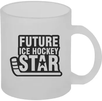 Hrnek 330 ml - skleněný matný Future Ice Hockey Star
