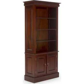 Knihovna Masivní knihovna 180x90 Oxford z mahagonu