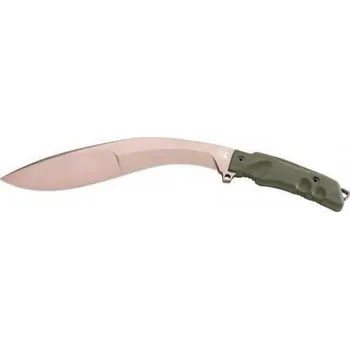lovecký nůž FOX knives FX-9CM04 BT EXTREME OD GREEN mačeta 23,5 cm, bronz, zelená, Forprene, nylonové pouzdro