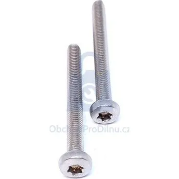 Šroub Šroub do kovu s půlkulatou hlavou a TORX drážkou, DIN 7985, nerez A2 M3 x 18 - hobby balení, balení 1 ks