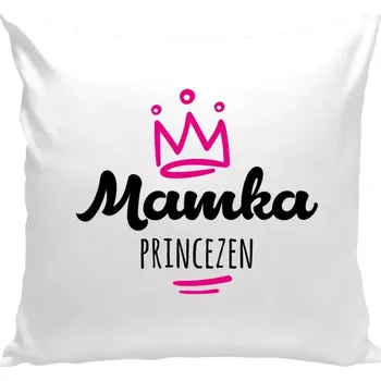Polštář Polštář bílý 40x40 cm Mamka princezen