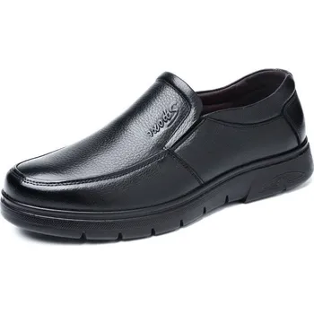 Pánské mokasíny Pánské business boty do kanceláře GOHOO G231 Barva: Černá, Velikost: 39