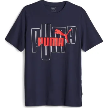 Pánské Triko PUMA GRAPHICS NO. 1 LOGO TEE 677183-06 BLUE S