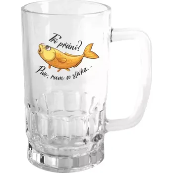 Sklenice Půllitr skleněný Tři přání