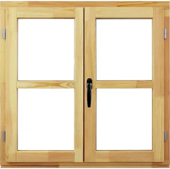 Okno TREND Dřevěné okno O2, P, 90 × 90 cm, borovice