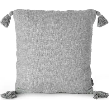 Povlak na dekorativní polštářek Povlak na polštář KIMI se střapci 45x45 cm - šedý