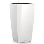Lechuza Samozavlažovací květináč Cubico Premium, 40 × 40 × 75 cm, plast, lesklá bílá 18191
