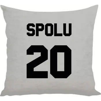 Polštář Polštář lněný 40x40 cm Spolu