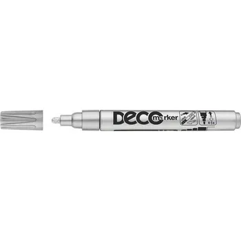 ICO Lakový popisovač Decomaker, stříbrná, 2-4mm, ICO 24434