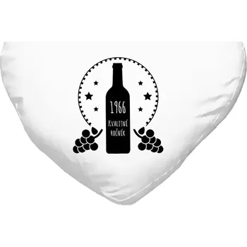 Polštář Polštář srdce 40x35 cm Kvalitní ročník