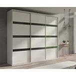 Maridex Šatní skříň Grande 277, lacobel Barevné provedení: Bílá