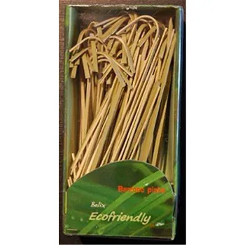 Jednorázové nádobí Napichovátko bambusové zahnuté 9 cm/ 100ks