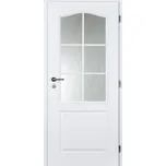 Doornite Socrates Interiérové dveře 80 P, 846 × 1983 mm, lakované, pravé, bílé, prosklené C1M1W2.80P1.XC