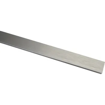 Garnýž Záclonová kolejnička LUXOR škrábaná ocel 240 cm