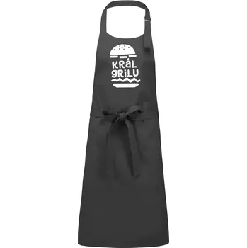 Kuchyňská zástěra Zástěra Kariban Classic GRIL - král grilu