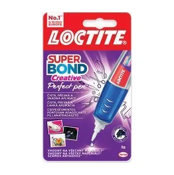 Kancelářské lepidlo HENKEL Vteřinové lepidlo Loctite Super Bond CREATIVE Perfect Pen, 3 g, HENKEL 71470